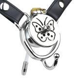 Papillon cage de chasteté inversée