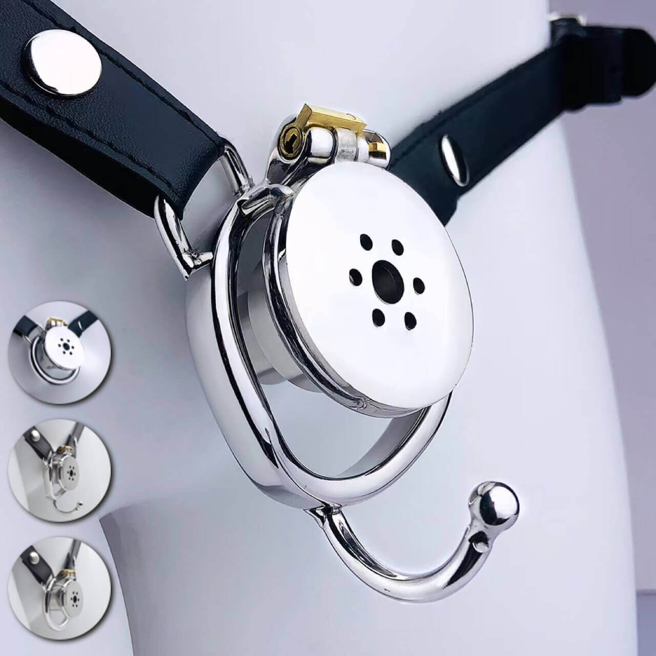 Chastitycage Cage de chasteté inversée Underlock négative avec ceinture |  cage-chasteté.fr