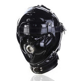 Cagoule Bdsm Cuir Brillant
