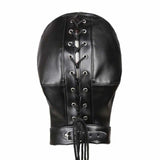 couvre-visage cuir bdsm
