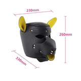 Masque Canin en Cuir