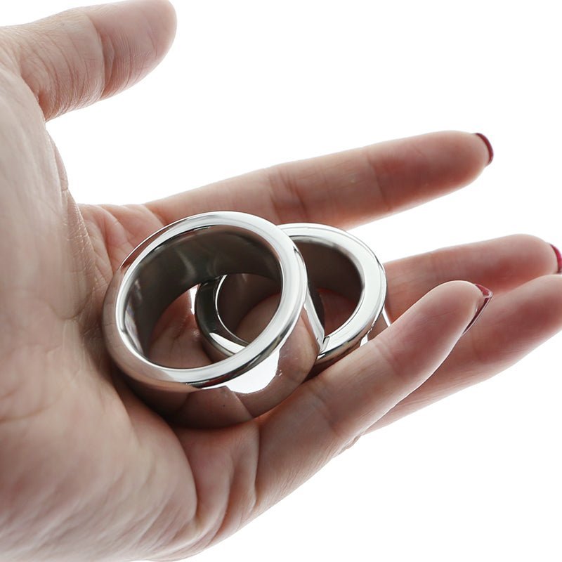 Anneau De Gland (cockring) En Acier 5 Mm - Sex Toy Pour Homme, Couleur Argenté, Marque Kiotos, Neuf