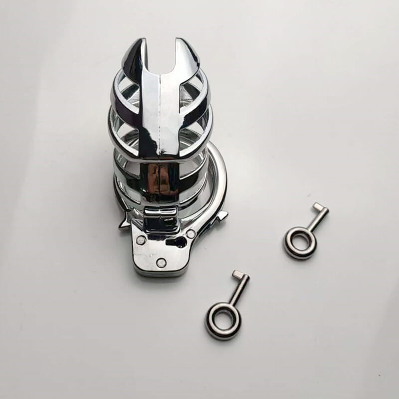 Cage De Chasteté Réglable Pour Homme Avec Cadenas - Accessoire SM Neuf