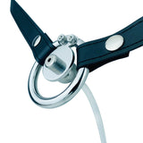 Cage de chasteté inversée avec plug urétral et ceinture en silicone