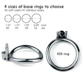 Manchon de gode chasteté en silicone