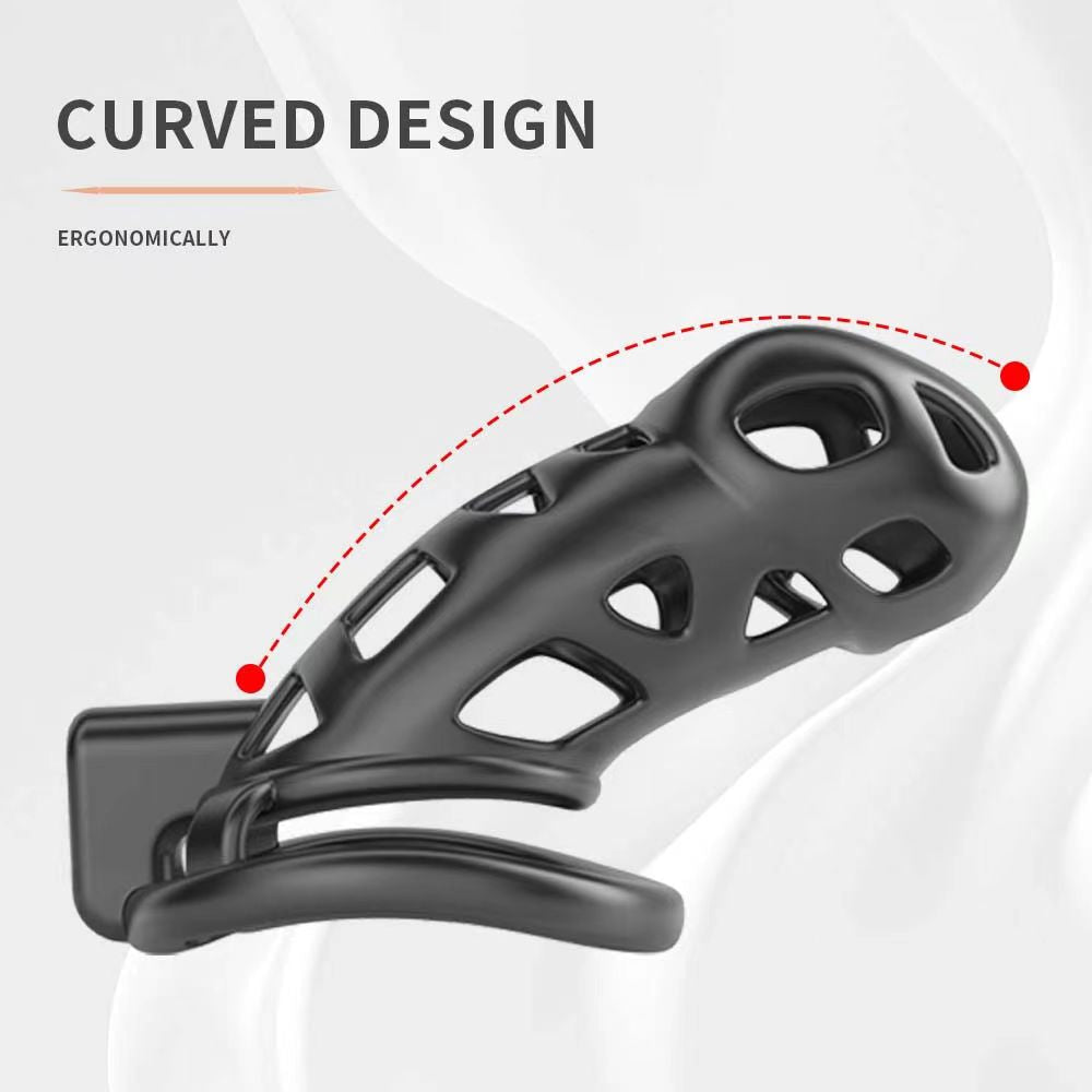 Cage De Chasteté Homme Solid Naja 8.5x3.7cm - Neuf En Plastique Sans Phtalate, Bondage/fétichisme