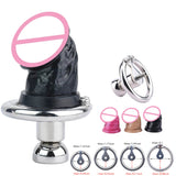 Manchon silicone DIY gode cage chasteté