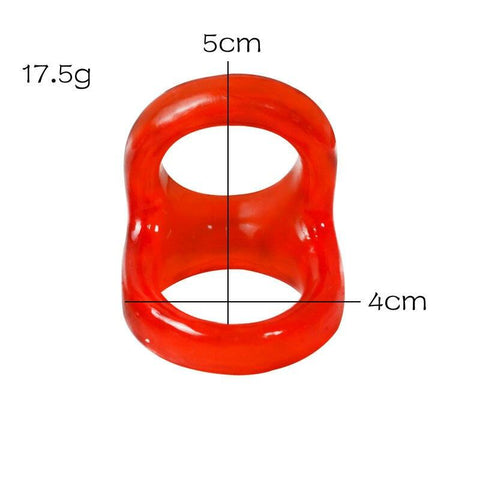 Anneau en silicone pour pénis et testicules