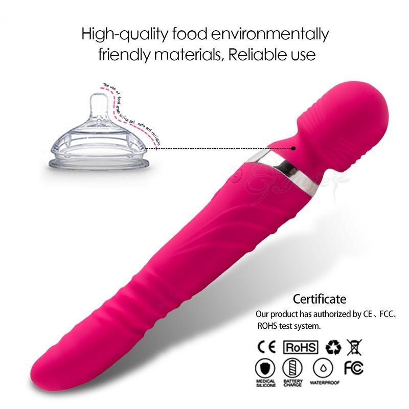 Vibromasseur gode chauffant  rotation | cage-chastet.fr