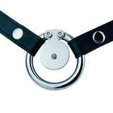 Cage de chasteté négative à bille en acier massif avec ceinture