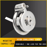 Cage de chasteté inversée urétrale - Version clé