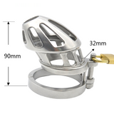 Petite cage de chasteté en métal