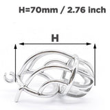 cage en métal pour chasteté Angus