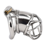 Cage de Chasteté en Acier pour Homme
