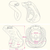 Dimension Cage de pénis - Bouclier