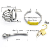 Cage de chasteté acier Jail s