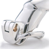 Cage de chasteté homme acier la veuve noire