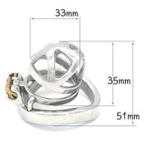 Cage de chasteté homme courte Little Smile M