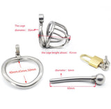 Cage de chasteté Métal - Serpentar S