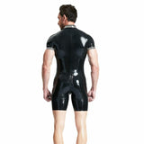 Combinaison latex homme court