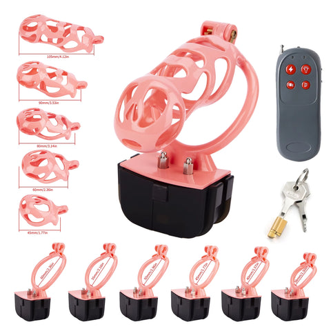 Cage de chastete mamba e-stim rose