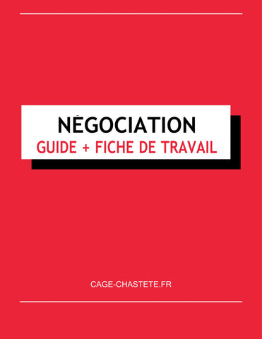 Guide de Négotiation + fiche de travail