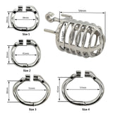 Accessoire de chasteté en acier inoxydable