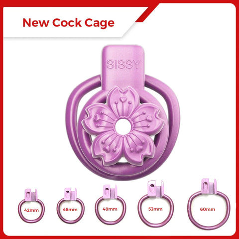 cage de chasteté pétale sissy