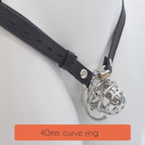 Cage de chasteté CC74 brute avec ceinture BDSM