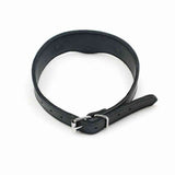 Collier cuir noir SM