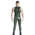 Combinaison Latex sans Manches Homme