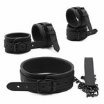 Ensemble Collier Menottes Bdsm