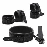 Ensemble Collier Menottes Bdsm