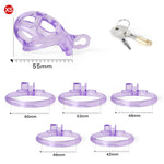 Cage chasteté Ice Vision design violet