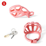 Cage de chasteté Pink Mamba et balles