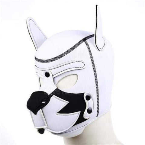 Masque Bdsm Chien Blanc