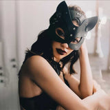 Masque pour cosplay de chat noir