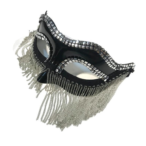 Masque de bal masqué en dentelle noire