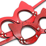 masque rouge luxe bdsm