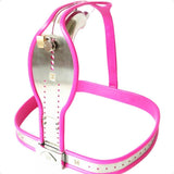 Ceinture de chasteté ajustable rose