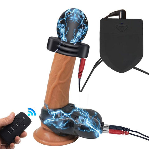 Accessoire Électroplay De La Torture Des Testicules Et Du Pénis Contole À Distance