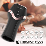 Gaine pénienne avec 10 modes de vibration Razor