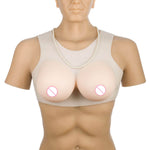 Bustier faux seins silicone pour travestis