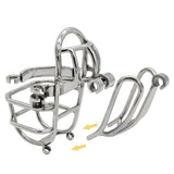 Cage de chasteté détachable en inox