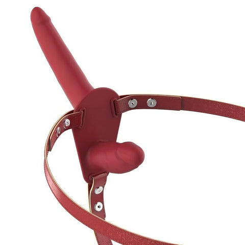 ceinture gode entre femmes rouge