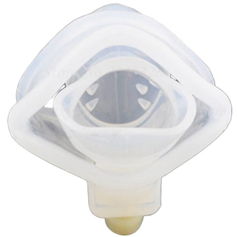 Cage de chasteté en silicone blanc l'enclos