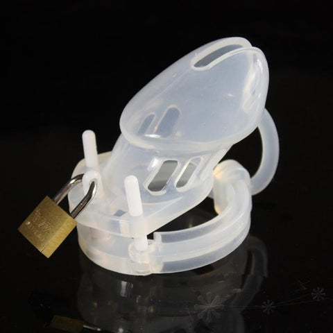 Cage de Chasteté Silicone GB6000S Transparent