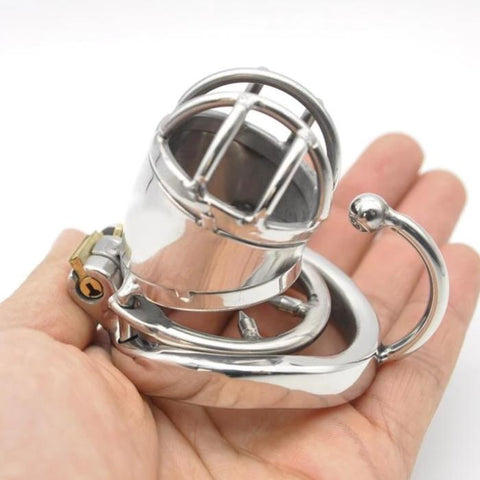 Cage de Chasteté Métal - Balls-spreader