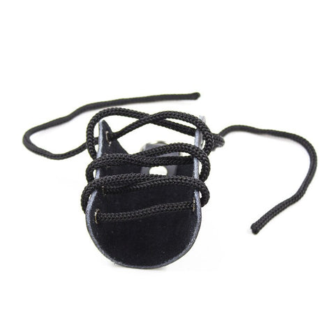 Cage de Chasteté Cuir - Homme - Lacet