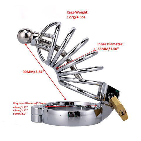 Cage de chasteté urètre the cock